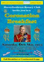 Coronation Breakfast Poster